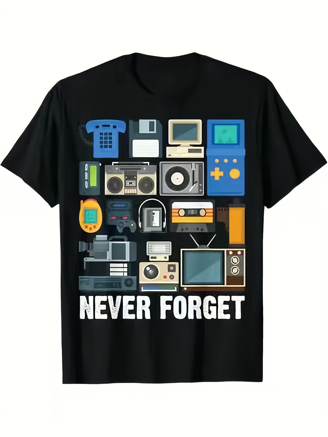 Gaming Console In 90S - T-shirt Nostalgique Tech Années 80 et