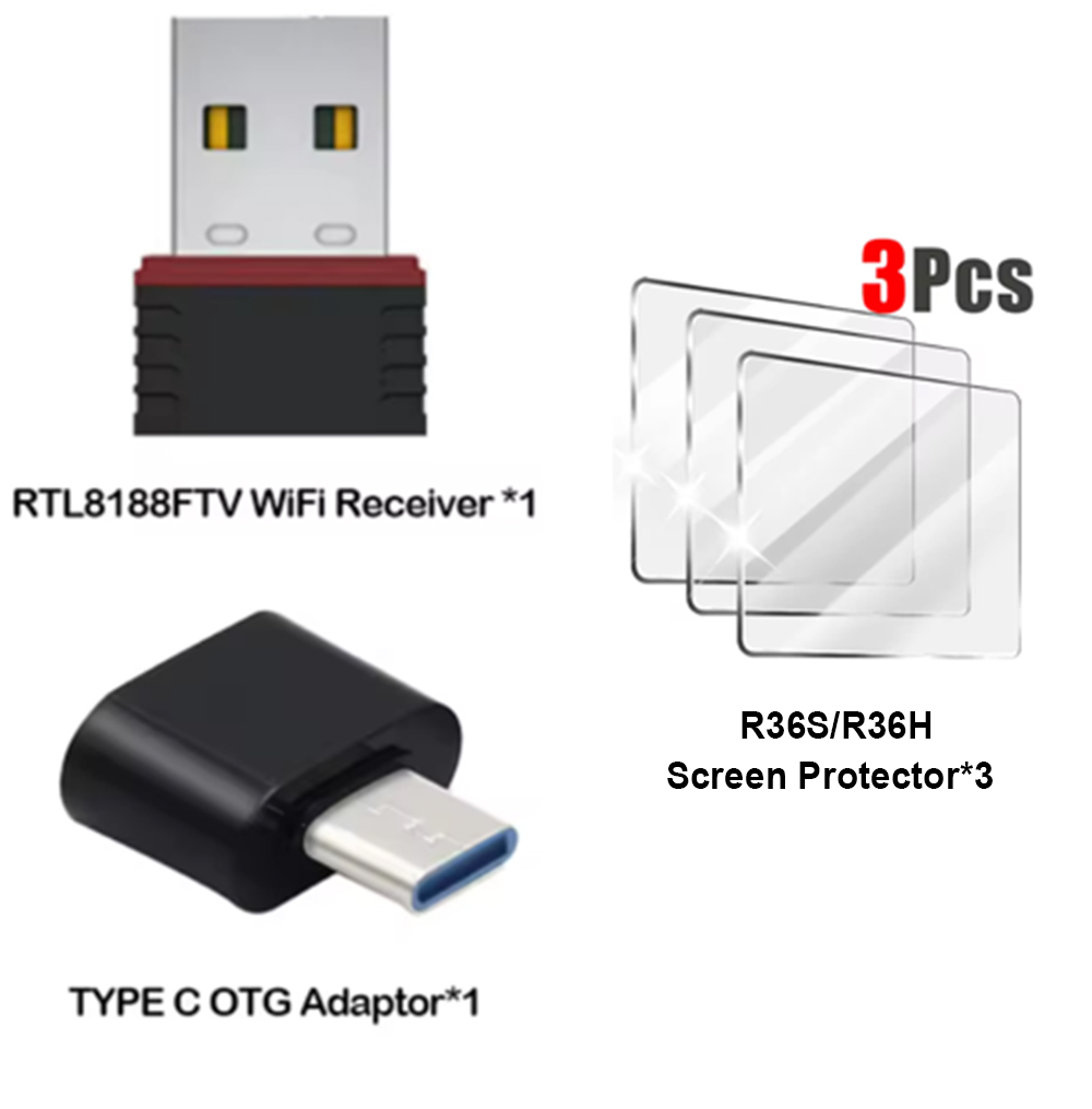 Gaming Console R36H - Dongles USB R36S (WiFi) RTL8188FTV et