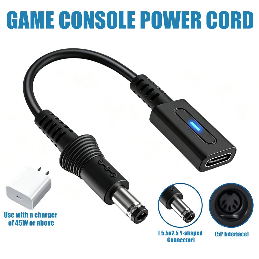 Gaming Console Generations - Adaptateur femelle TYPE-C pour console de