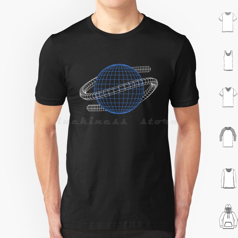 Gaming Console In 90S - Saturn Wireframe t-shirt hommes femmes enfants