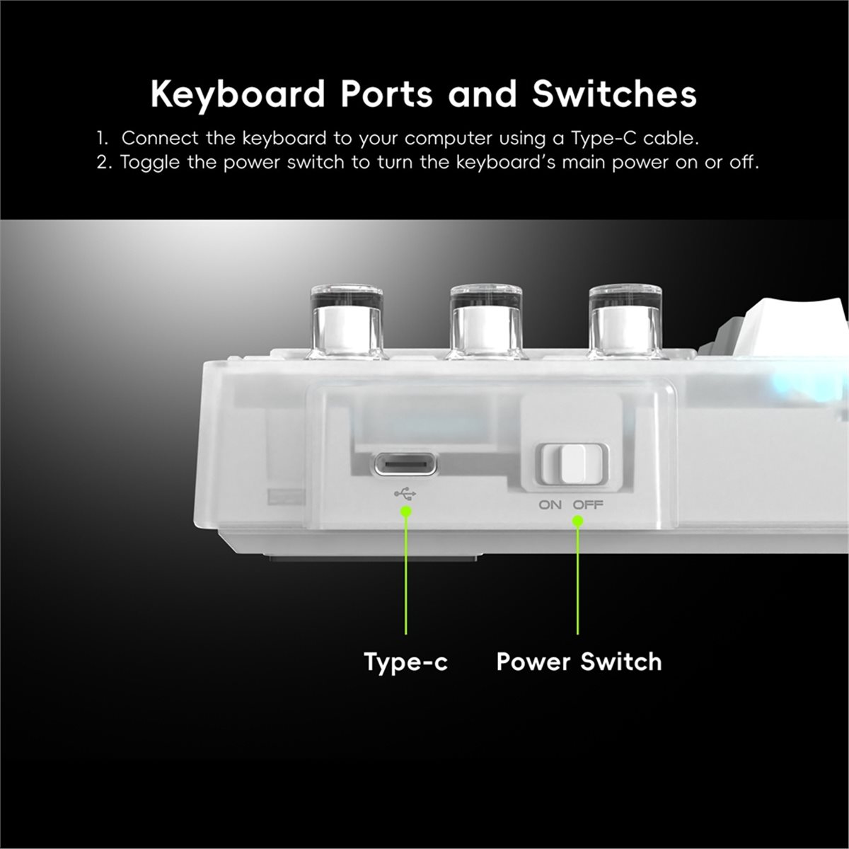 Gaming Console Keyboard - Clavier mécanique visuel LCD popop K1