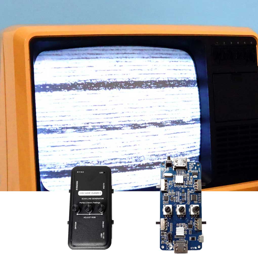Gaming Console Generations - Générateur de ligne de balayage réglable