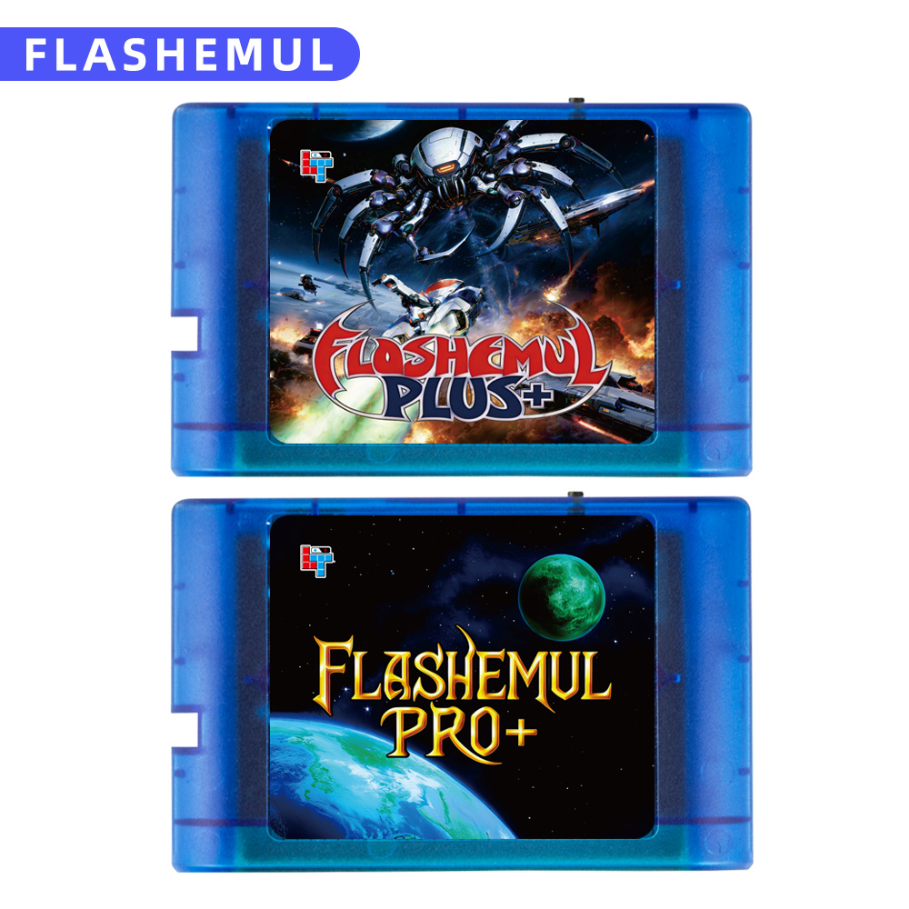 Gaming Console Genesis - Cartouche de jeu FLASHEMUL MDV1 PLUS,