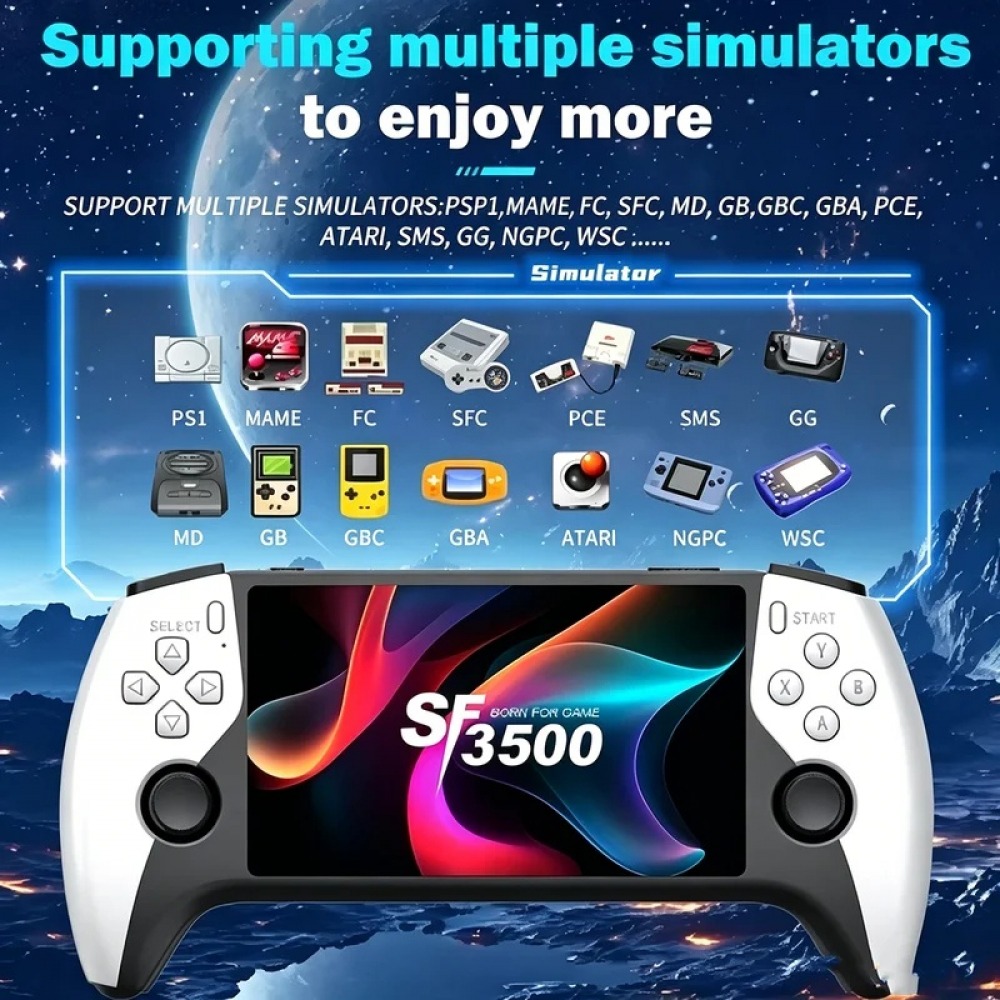 Gaming Console Setup - Console de jeu portable SF3500 5