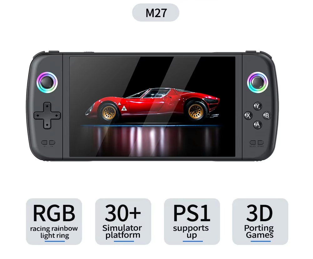M27 7 pouces Console de jeu Po - Console Gaming Hand avis et prix