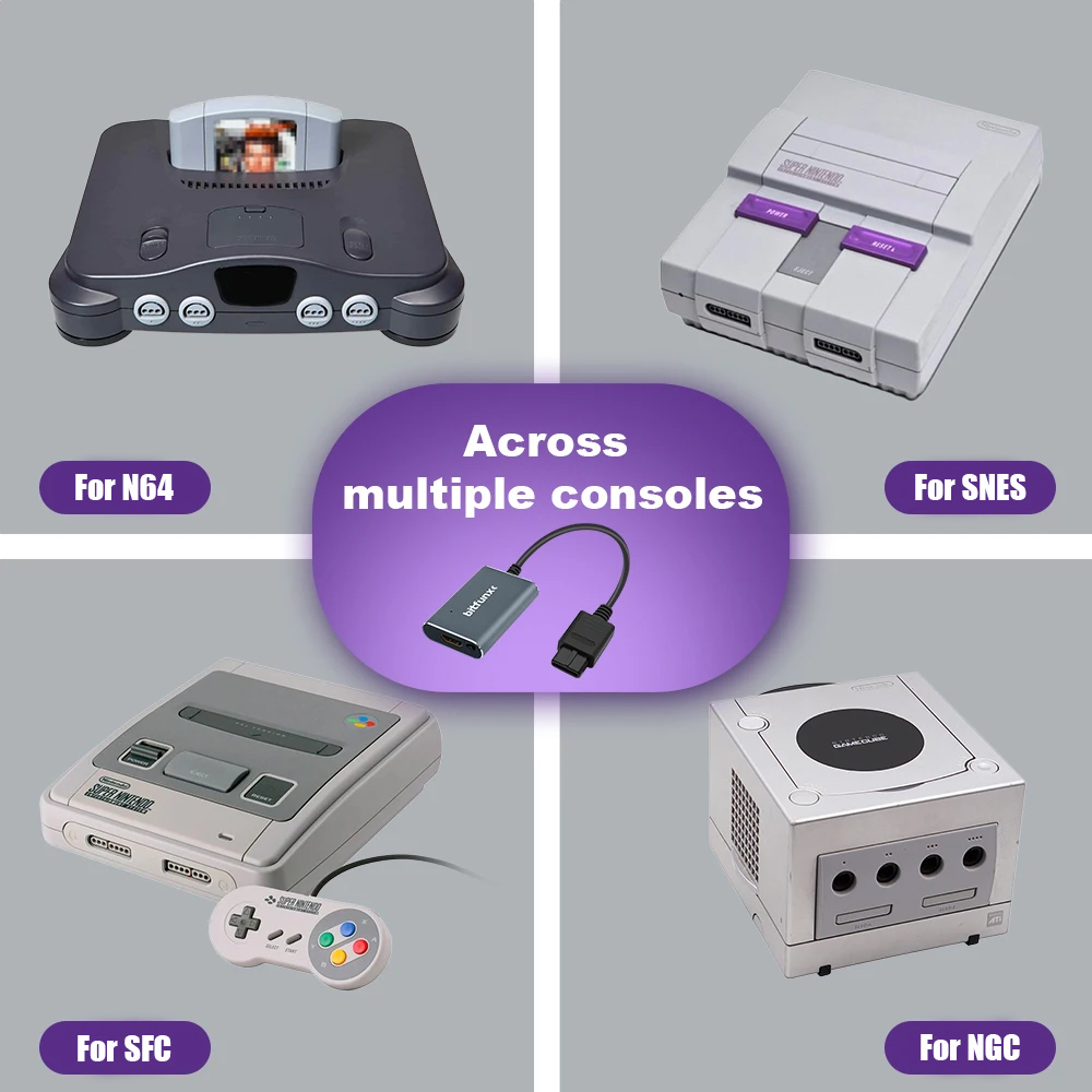 Bitfunx – adaptateur vidéo 720 - Gaming Console With Tv avis et prix