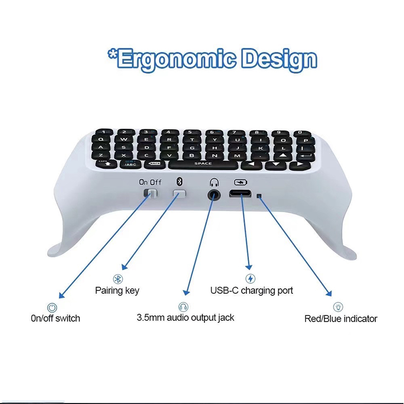 Clavier Bluetooth sans fil pou - Gaming Console Keyboard avis et prix