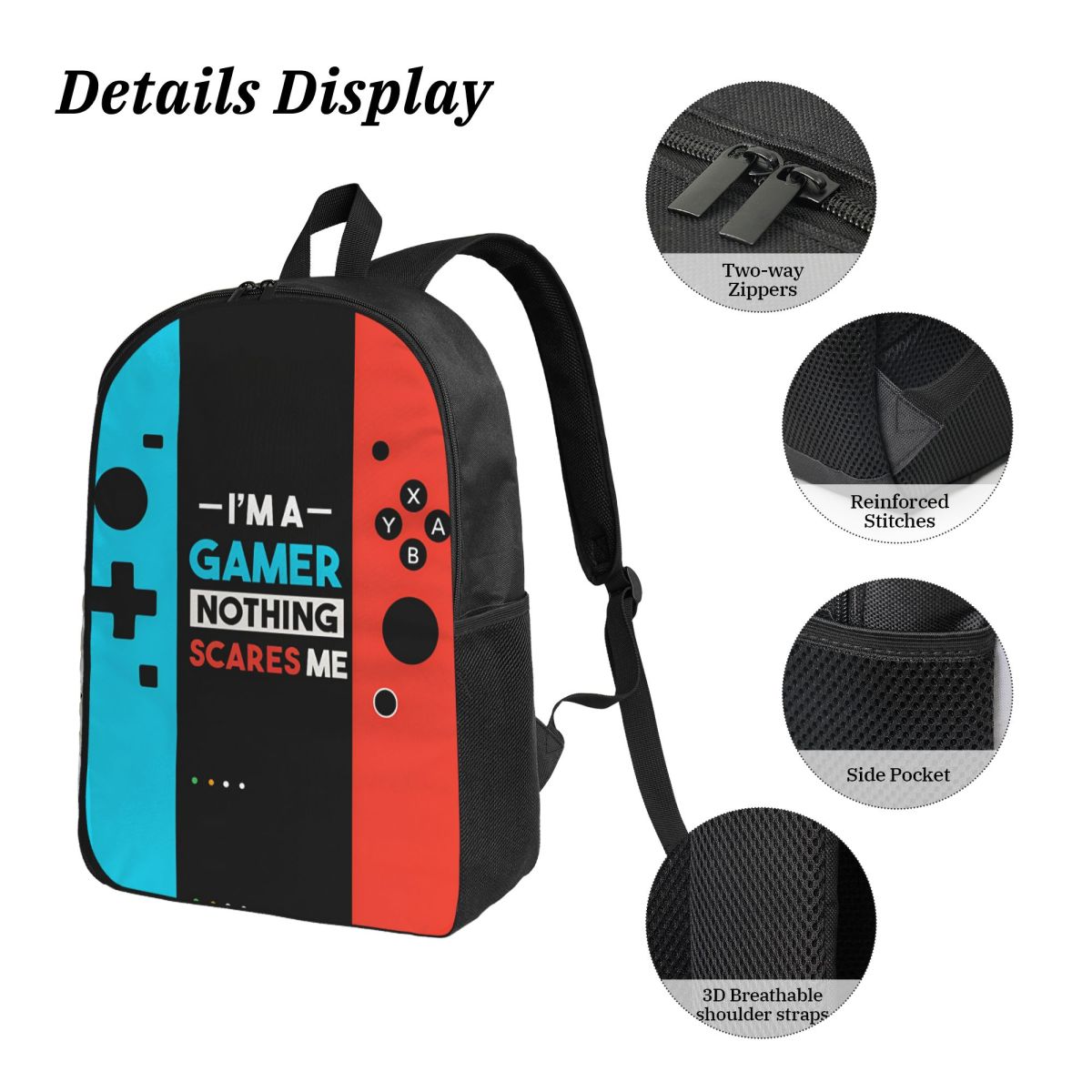 3pecs/ensemble sac à dos pour  - Gaming Console In 90S avis et prix