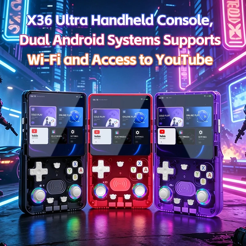 Console portable rétro X36Ultr - Handheld Gaming Console Youtube avis et prix
