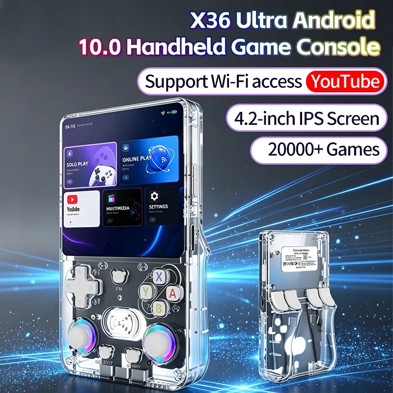 Console portable rétro X36Ultr - Handheld Gaming Console Youtube avis et prix
