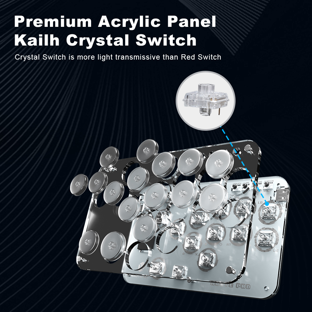 Manette de jeu d'arcade Haute4 - Gaming Console Keyboard avis et prix
