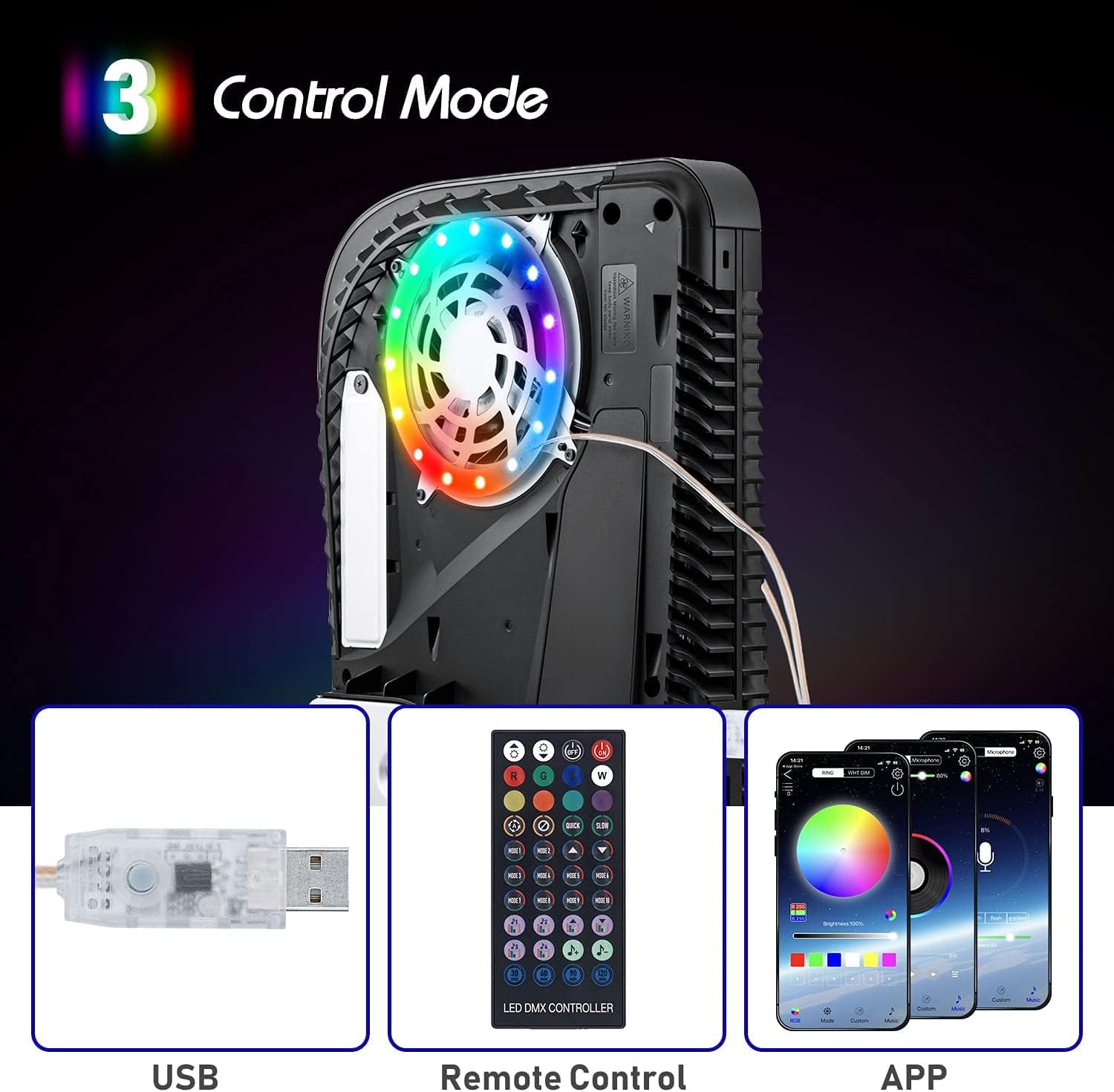 Bande lumineuse LED RGB pour c - Gaming Console Setup avis et prix