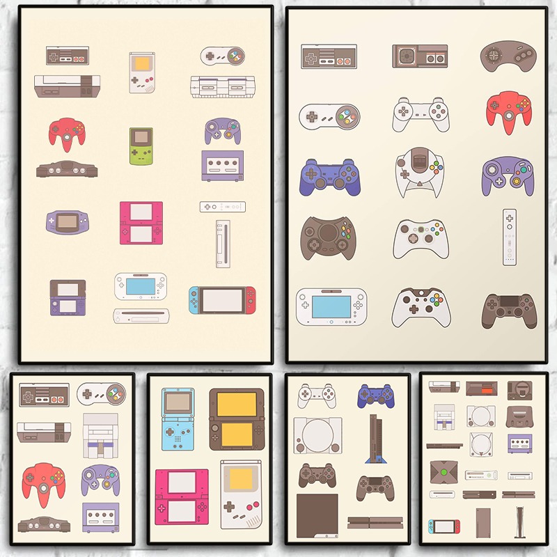 Affiche murale sur toile « Evo - Gaming Console With Games avis et prix