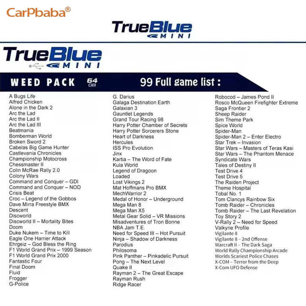 W3 pour True Blue Mini CRACK P - Gaming Console Genesis avis et prix