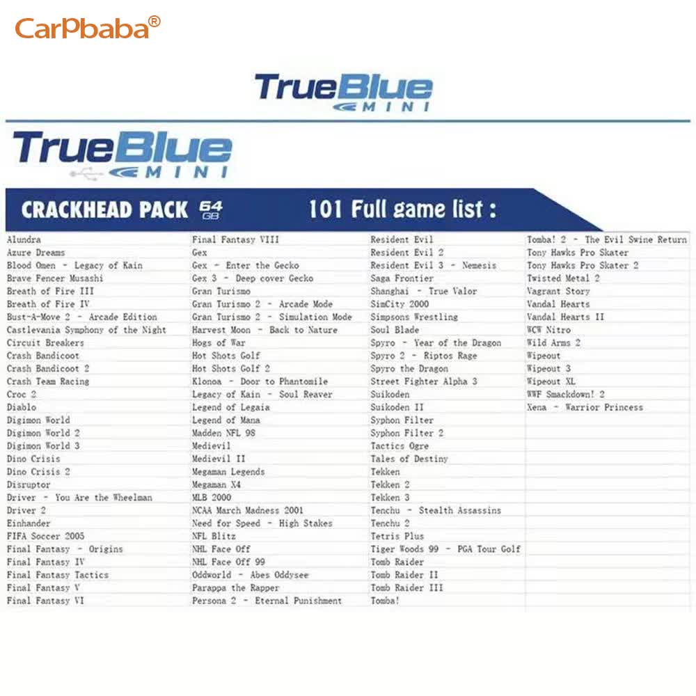 W3 pour True Blue Mini CRACK P - Gaming Console Genesis avis et prix