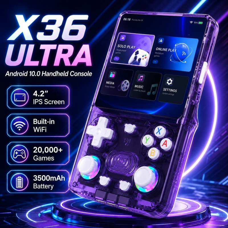 Console de jeu portable X36 Ul - Gaming Console Online avis et prix