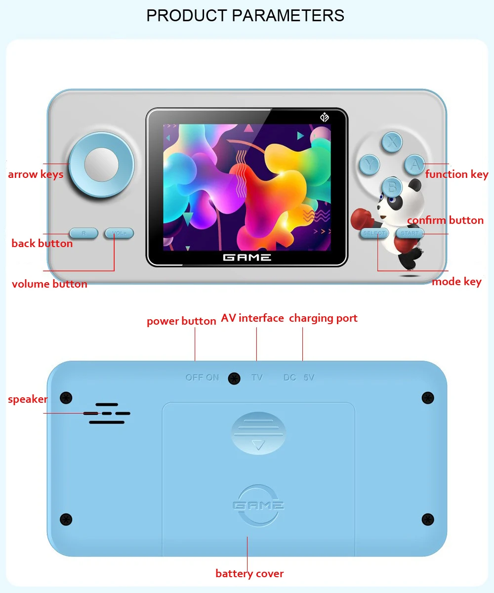 Nouvelle console de jeux vidéo - Gaming Console For 7 Year Old avis et prix